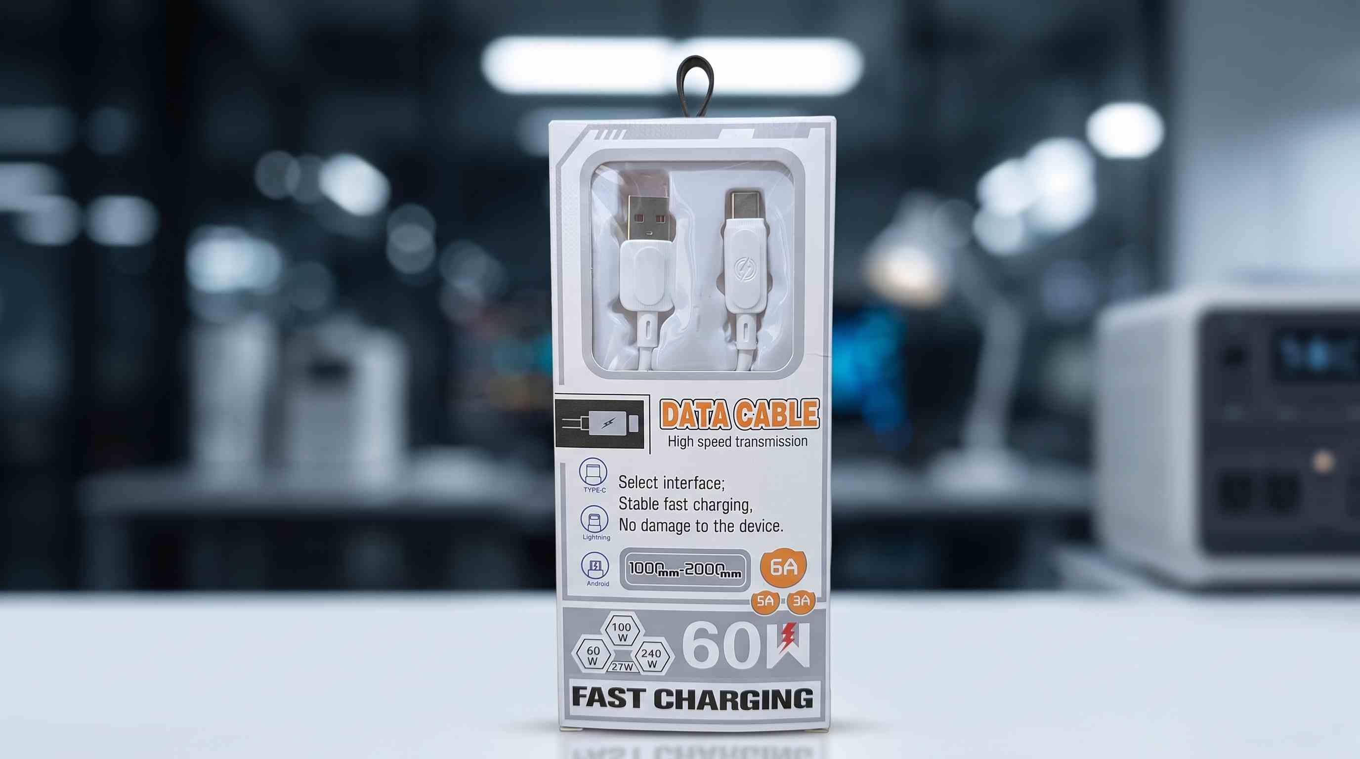 60W Fast Charging USB to Type-C Data Cable