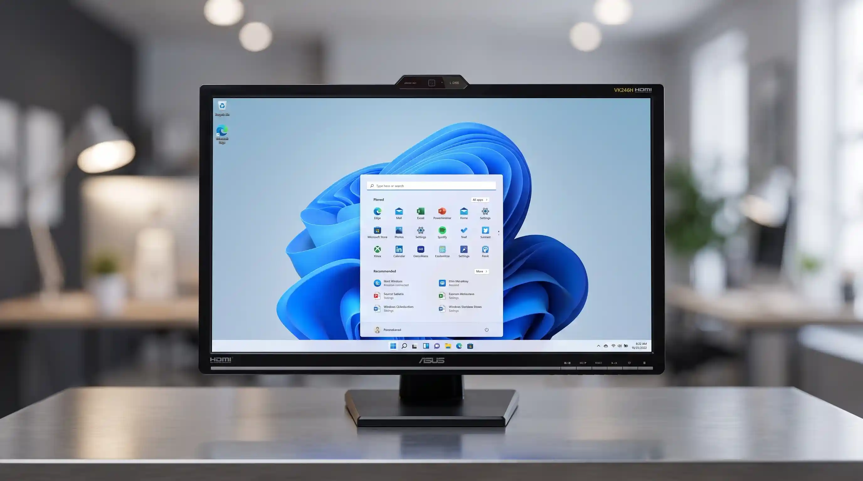 ASUS VK246H 24" Full HD Multimedia Monitor