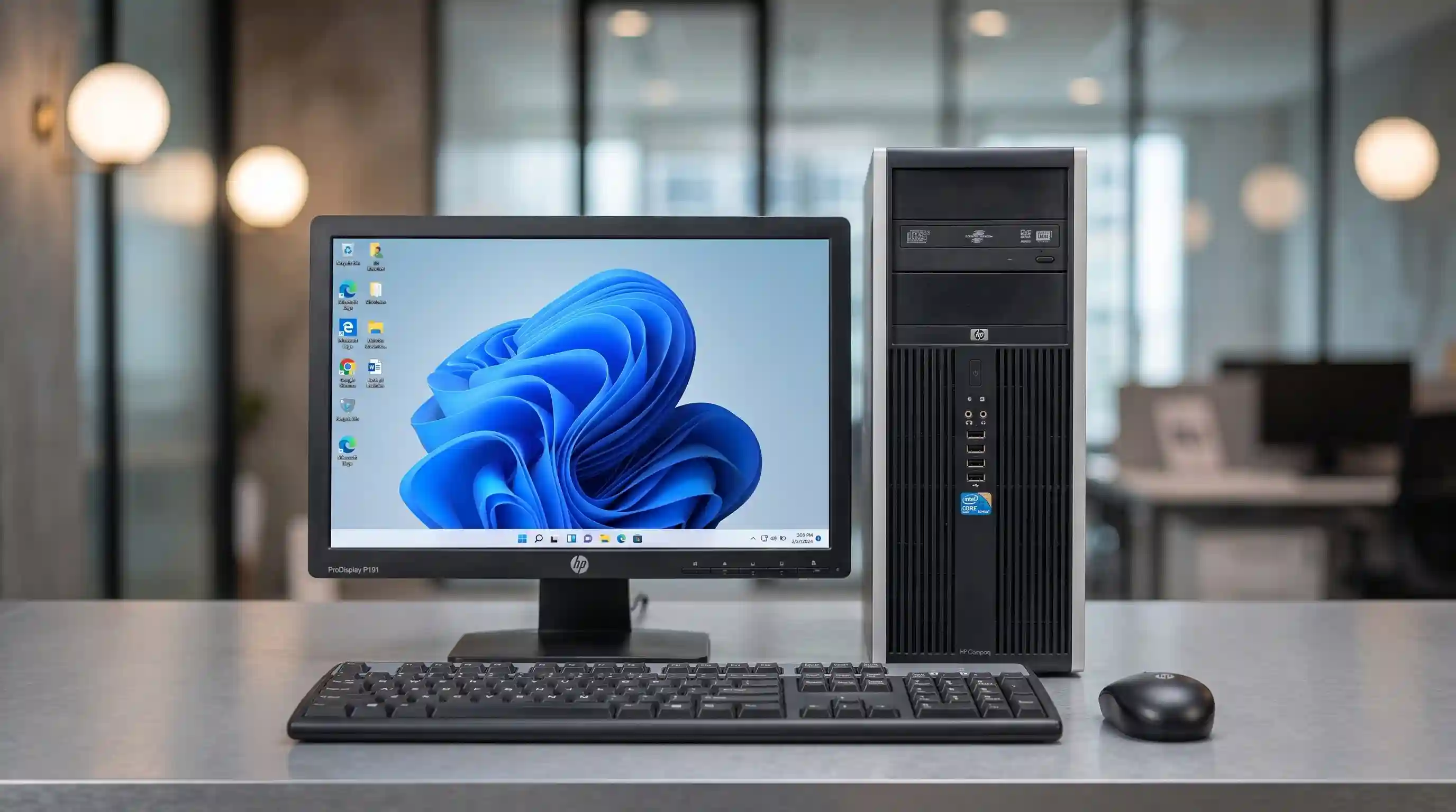 HP Compaq 8100 Elite Convertible Minitower (CMT) PC Bundle