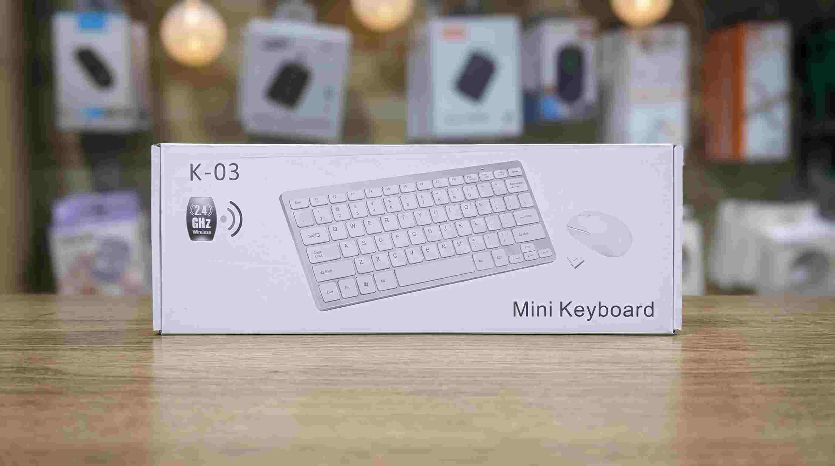 Wireless Mini Keyboard & Mouse Combo K-03 2.4GHz